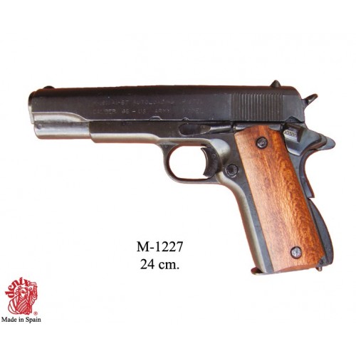 Victorious Colt 1911 Impugnatura a Pistola Realizzata a Mano in Legno di Noce ARS.17 
