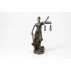 Statua Dea "Giustizia" bronzo 20 cm