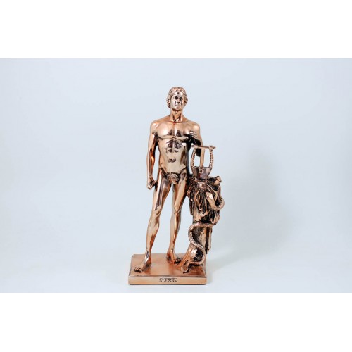 Statua Dio "Apollo" rame 29cm