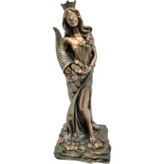 Statua Dea "Fortuna" bronzocm.20