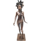Statua Dea "Medusa" bronzo cm.32