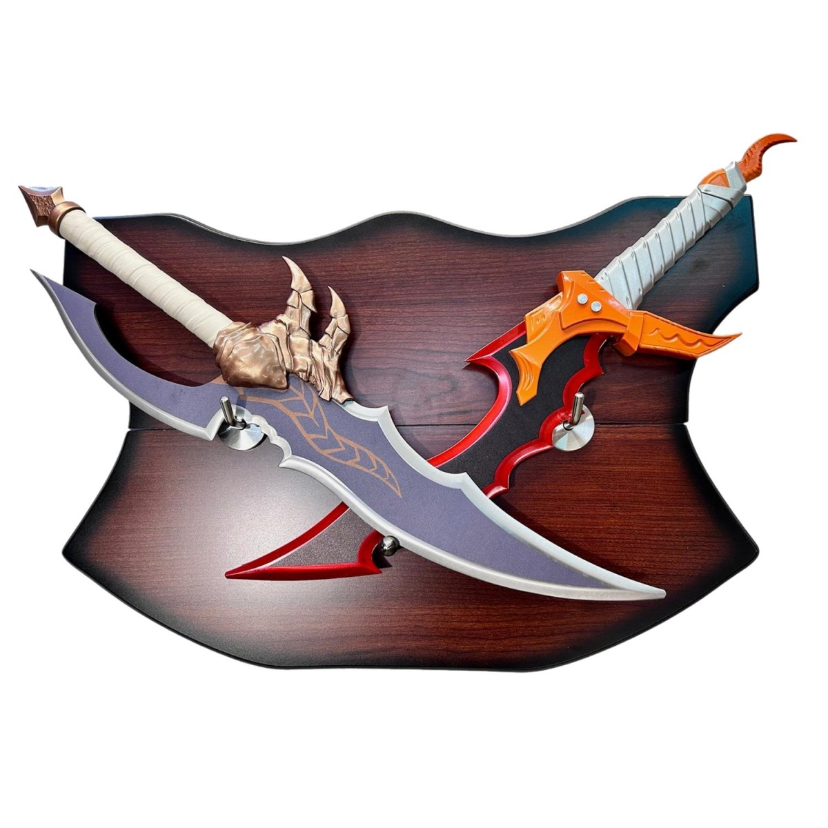 Coppia Pugnali di Solo Leveling con supporto 