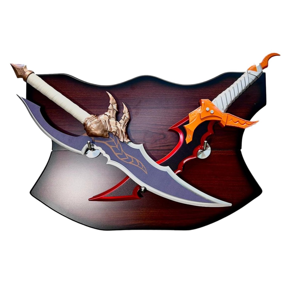 Coppia Pugnali di Solo Leveling con supporto 