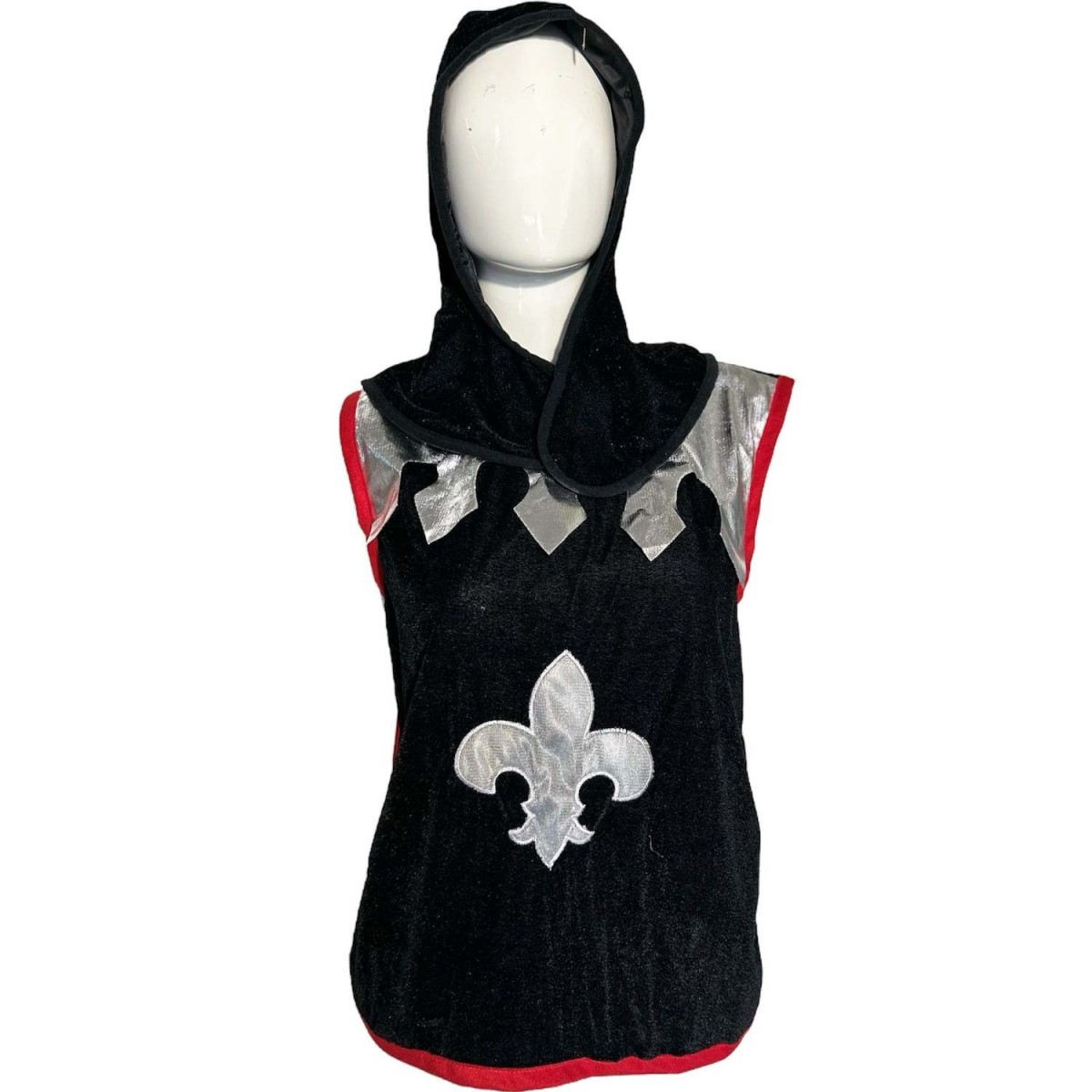Casacca per bambini medioevale con cappuccio