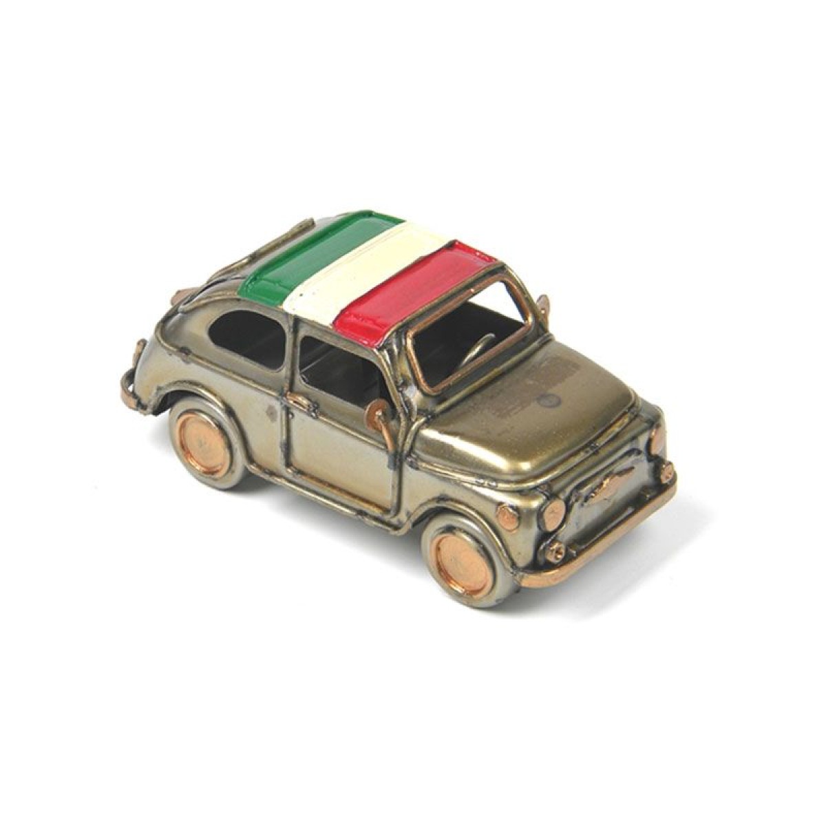 Modellino Vintage Cinquecento argento 11 cm