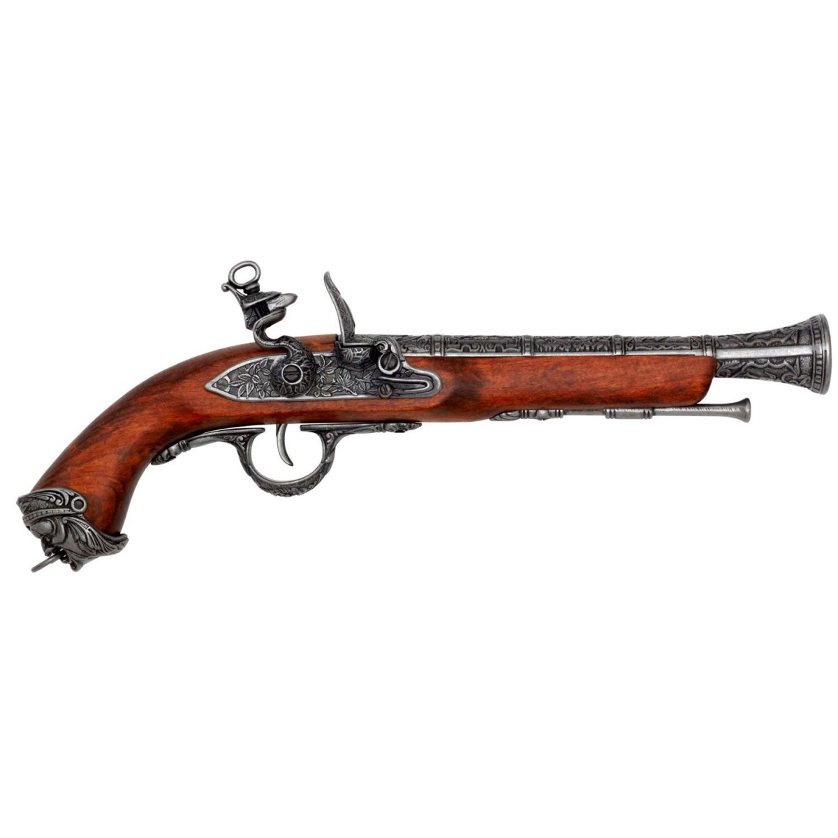Pistola a pietra focaia italiana