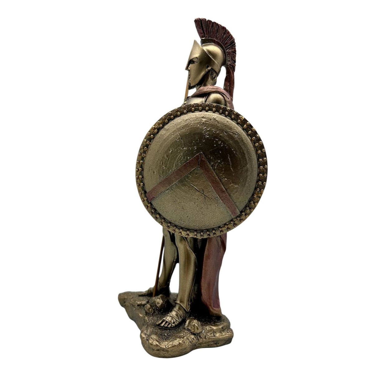 Statuina soldato greco in resina 25 cm