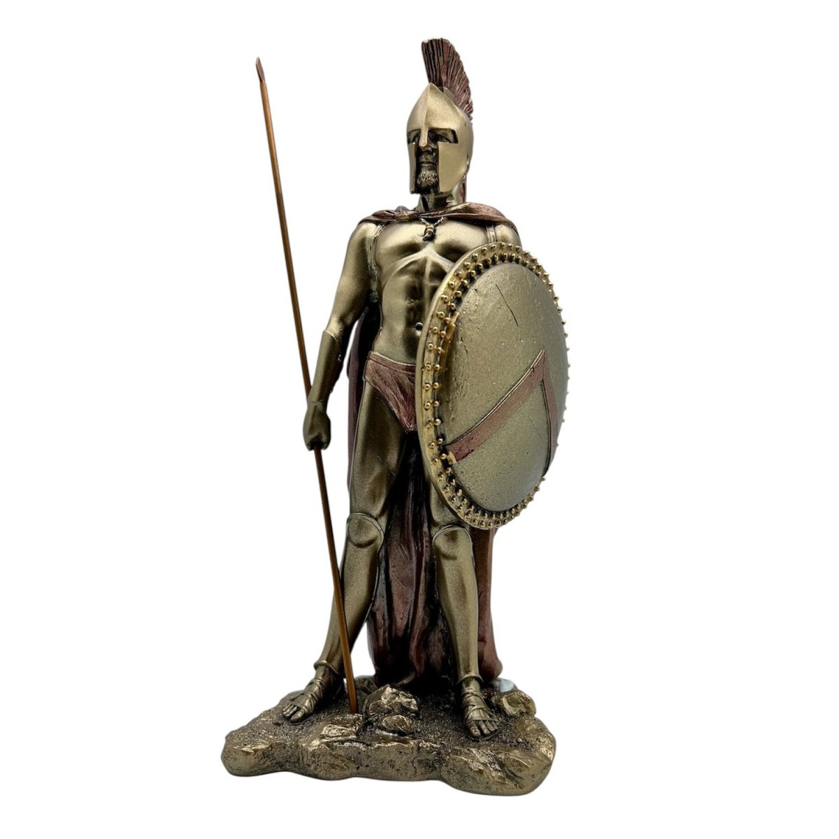 Statuina soldato greco in resina 25 cm