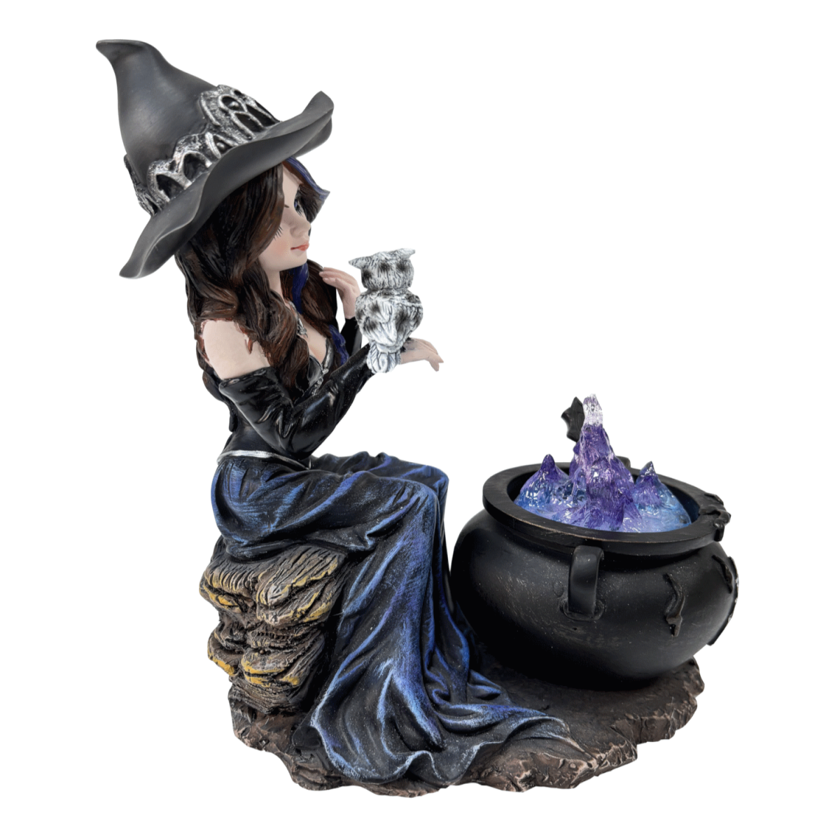 Strega fuoco blu 16 cm