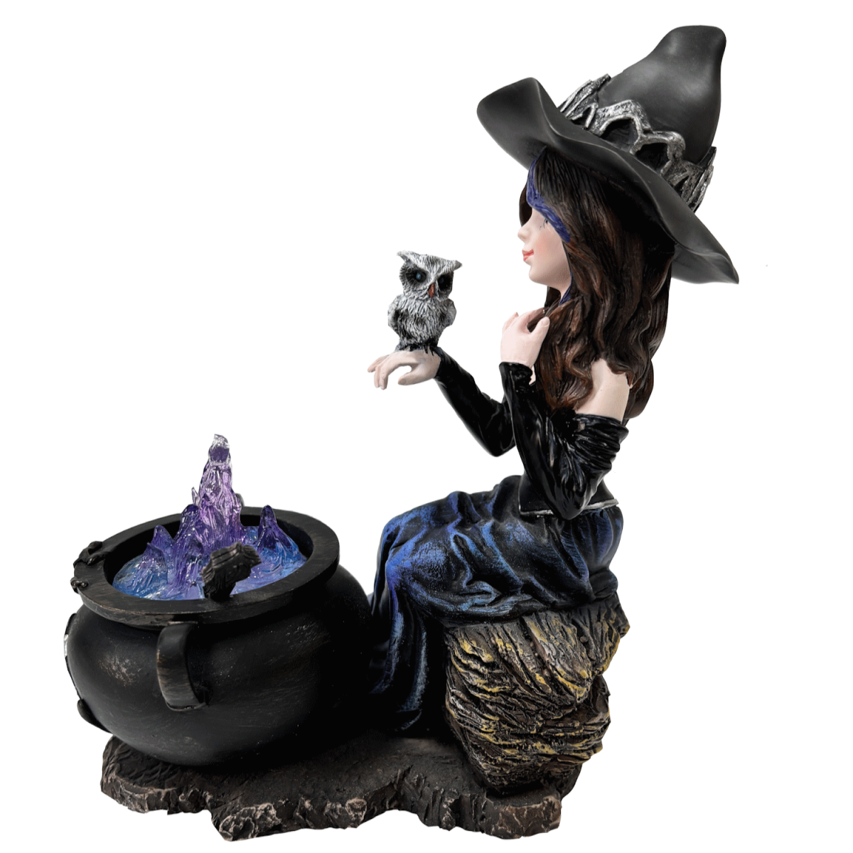 Strega fuoco blu 16 cm