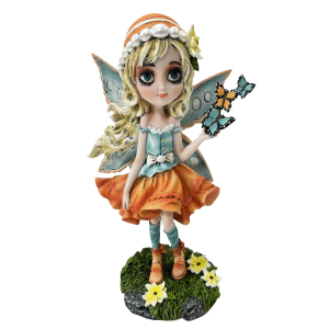 Fata con farfalla 19 cm