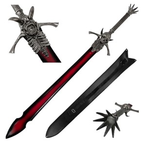 Spada rebellion di Dante Devil May Cry versione rossa 